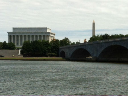 Monuments seen from the Potomac River