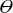 italic cap. Theta