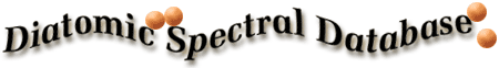 Diatomic Spectral Database