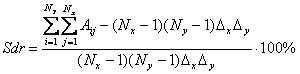 Developed interfacial area ratio