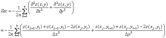 Arithmetic Mean Summit Curvature of the surface