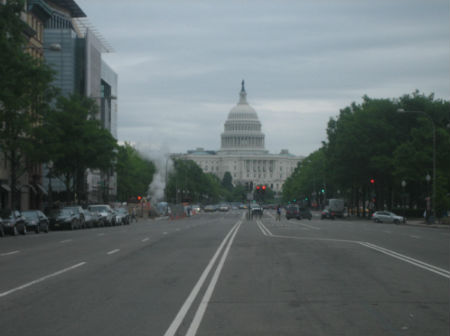 The Capitol as seen from Pennsylvania Ave.