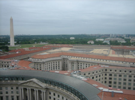 View from the top of the Post Office Pavillion