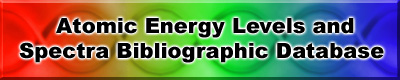 Atomic Energy Levels and Spectra Bibliographic Database