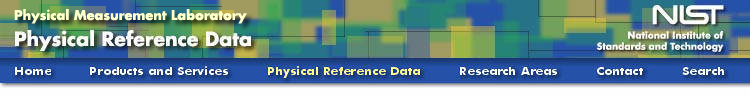 Physical Reference Data